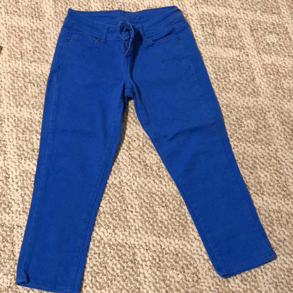 3 pairs of colored Jean capris